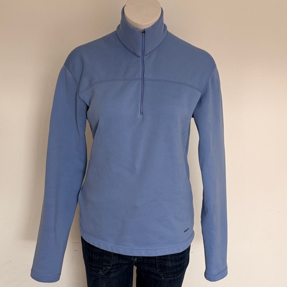 Patagonia Like New Capilene EW Stretch Zip-T – Blue, Women’s Medium - Picture 3 of 8